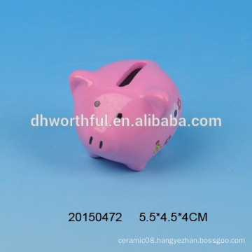 Cheapest pink pig ceramic kids banks for saving money